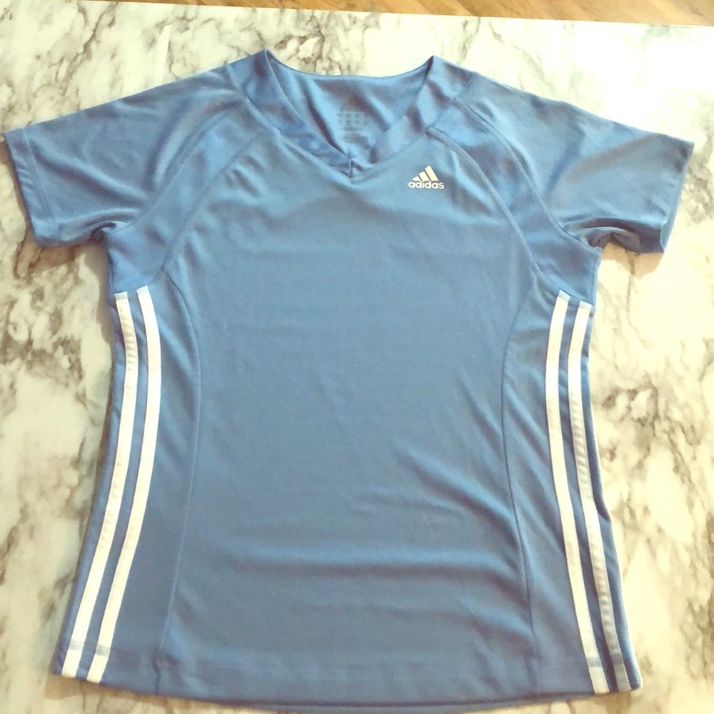 Adidas blue shirt climacool